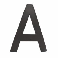 Architectural Mailboxes 3582DC-A 4 in. Brass Floating House Letter A, Dark Aged Copper