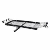 Tow Tuff 62 Inch Steel Cargo Carrier and Bike Rack Fits All 2 Inch Receivers 1 Piece QFC