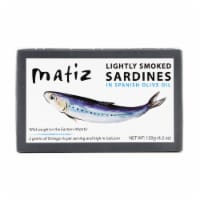Matiz Lightly Smoked Wild Sardines in Spanish Olive Oil Perspective: Main