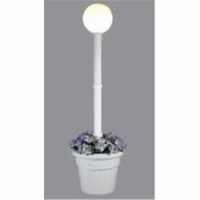 Patio Living Concepts Milano 68001 - White with White Globe Lantern Planter