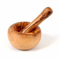 BeldiNest Olive Wood Mortar and Pestle Set - Small