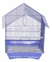 YML A1314MPUR House Top Style Small Parakeet Cage, 13.3 x 10.8 x 17.8