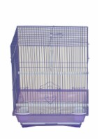 YML A1124MPUR Flat Top Small Parakeet Cage, 11 x 8.5 x 14
