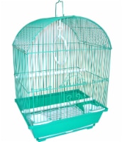 YML A1104GRN Round Top Style Small Parakeet Cage, 11 x 9 x 16