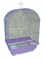 YML A1304PUR Round Top Style Small Parakeet Cage, 11 x 9 x 16
