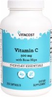 Vitacost Vitamin C with Rose Hips Everyday Essentials Capsules 500mg