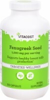Vitacost Fenugreek Seed Herbal Supplement Capsules 1220mg