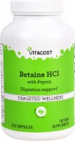 Vitacost Betaine HCl with Pepsin Targeted Wellness Capsules