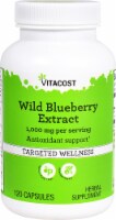 Vitacost Wild Blueberry Extract Herbal Supplement Capsules 1000mg