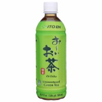 Ito En Oi Ocha Unsweetened Green Tea Bottle Perspective: Main