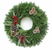Holiday Wreath with Bayberry Trim