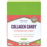 Reserveage Nutrition Sour Apple Collagen Candy Dietary Supplement Sticks