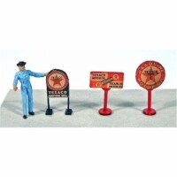 JL Innovative Design JLI462 Gas Station Curb Signs, Texaco