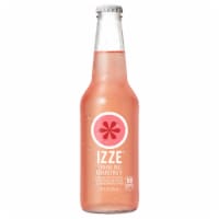 IZZE® Grapefruit Sparkling Juice Drink Bottle Perspective: Main
