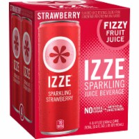 Izze® Sparkling Strawberry Juice Beverage Perspective: Main