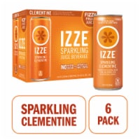 IZZE No Sugar Added Clementine Sparkling Juice Beverage Blend Perspective: Main