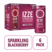 IZZE No Sugar Added Blackberry Sparkling Juice Beverage Blend Perspective: Main