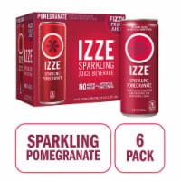 IZZE No Sugar Added Pomegranate Sparkling Juice Beverage Blend Perspective: Main