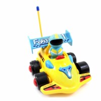 AZ Trading NC33141-AZ 4 in. Cartoon Formula Race Remote Control Car Toy for Toddlers, Yellow