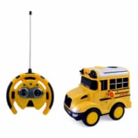 AZ Trading NC33151-AZ School Bus Remote Controlled Car Toy for Kids, Yellow