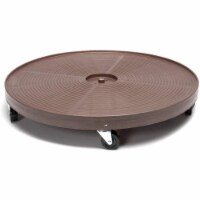 DeVault Enterprises DEV2400EX 24 in. Plant Stand Dolly Set, Espresso