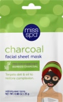 Miss Spa Charcoal Clarifying Facial Sheet Mask Perspective: Main