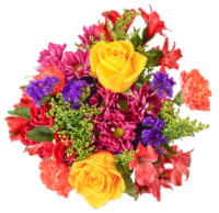 Burst of Brilliance Fresh Flowers Bouquet Perspective: Main