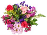 Graceful Garden Fresh Flower Bouquet Perspective: Main