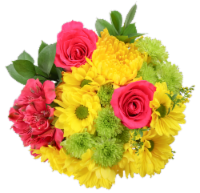 Sunset Hues Fresh Flower Bouquet Perspective: Main