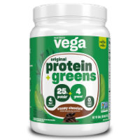 Vega® Original Plus Greens Creamy Chocolate Protein Powder Perspective: Main