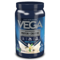 Vega Plant-Based Performance Protein + Creatine Creamy Vanilla - 1 lb 6 oz (624 g) Perspective: Main