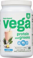 Vega Protein & Greens Plant-Based Vanilla Flavored Drink Mix Powder