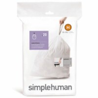 simplehuman Custom Fit Liners, 20-pk