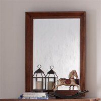 Grandpas Cabin Medium Brown Mirror