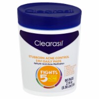 Clearasil® Stubborn Acne Control 5-In-1 Daily Facial Pads Perspective: Main