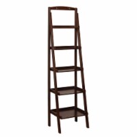 Furniture of America Jameson Contemporary Wood 5-Tier Bookshelf in Espresso