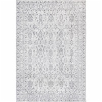 Lotus Modern Persian Floral Gray Area Rug