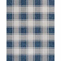 Sabine Traditional Farmhouse Bold Gingham Indoor/Outdoor Area Rug Perspective: Main
