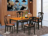 NIKE5-BCH-LC 5 PC Dining room set-Dining Table and 4 Wood Dining Chairs