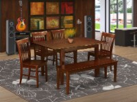 6 Pc dinette set - Table and 4 Dining Table Chairs for Dining room and Bench