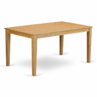 Cava6-Oak-W 6-Pc Table Set - Dining Table And 4 Dinette Chairs Combined With Wooden Bench