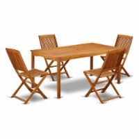 CMCM5CWNA This 5 Pc Acacia Outdoor-Furniture patio Set