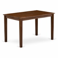 East West Furniture Yarmouth Rectangular Wood Dining Table in Natural