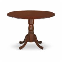 East West Furniture Dublin 3-piece Wood Dining Room Set in Mahogany