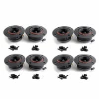 Pyramid TW18BK 3.25 300W Pro Horn Car Audio Tweeters Speaker Titanium (4 Pairs)