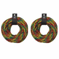 Airhead 4 Rider Towable Tube 60 Foot Tow Rope Boat Lake (2 Pack)