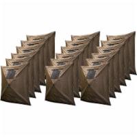 Clam Quick Set Screen Hub Brown Fabric Wind & Sun Panels Accessory Only (6 Pack)