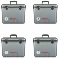 Engel 19 Quart Lightweight Bait Dry Box Ice Cooler with Shoulder Strap (4 Pack)