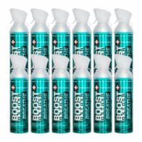 Boost Oxygen Natural 10 Liter Pure Oxygen Canister, Menthol Eucalyptus (12 Pack)
