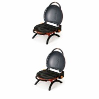 Napoleon TravelQ 2225 Portable Compact Propane Gas Grill (2 Pack)